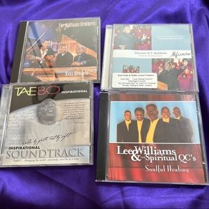 📌 4 CD's The Williams Brothers - Lee Williams - Chester Baldwin - TAEBO